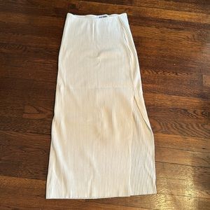 Jonah brown ribbed midi skirt - XS/S